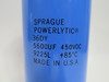 Sprague 36DY562F450DJ2D Screw Terminal Capacitor 5600uF 450VDC ! NOP !