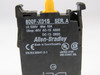 Allen-Bradley 800F-X01S Self-Monitoring Contact Block 10A 690V 1NC USED
