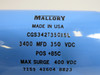 Mallory CGS342T350X5L Capacitor 3400MFD -10% +50% 350VDC SHELF WEAR USED