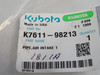 Kubota K7611-98213 Air Intake Pipe ! NWB !