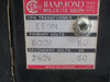 Hammond EE9M Type E Transformer 50VA Pri.600V Sec.240V 60Hz 1Ph USED