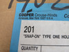 Crouse-Hinds 201 1-Hole EMT Clamp 3/4" Lot of 46 NEW