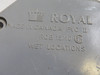 Royal ROB15/10 COVER ONLY for Octagonal PVC Slab Box 45520 Lot of 15 USED