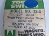 Wagner TS-3 Toggle Switch 3-Position SPDT 15A@125V 10A@250V 3/4HP@250V ! NWB !