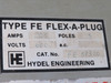 Hydel FE57320 Flex-A-Plug Fusible Disconnect 200A 600V 3P COSMETIC DMG USED