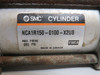 SMC NCA1R150-0100-X2US Med Duty Air Cylinder 1.5" B 1" S COSMETIC DMG USED
