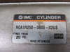 SMC NCA1R250-0600-X2US Med Duty Air Cylinder 2.5" B 6" S SHELF WEAR USED