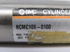 SMC NCMC106-0100 Air Cylinder 1-1/6" Bore 1" Stroke MINOR COSMETIC DMG USED