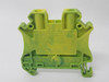 Phoenix Contact UT-2.5-PE Green/Yellow Tie Dye Terminal Block Lot of 20 USED