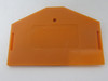 Wago 280-313 Orange Terminal Block End Plate Lot of 20 USED