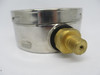 Generic Liquid Filled Pressure Gauge 0-160psi 0-11bar 4"OD 1/4"NPT USED