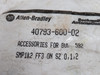 Allen-Bradley 40793-600-02 Accessories Kit for 592 Overload Relays NWB