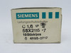 Siemens 5SX2115-7 Circuit Breaker 1Pole 1.6A 230/400VAC Lot of 10 NEW