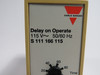 Carlo Gavazzi S111166115 Delay On Timer 5-100% 115V 50/60Hz 11-Pin USED