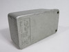 Crouse-Hinds FS1 Condulet Device Box 1/2" Single Gang Grey Iron Alloy NOP