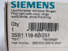 Siemens 3SB1118-6BG51 Pilot Light White Lens NEW