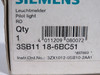 Siemens 3SB1118-6BC51 Pilot Light Red Lens NEW