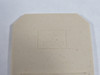 Weidmuller APSAKK-4/10 Ceramic Terminal Block End Plate Lot of 20 USED