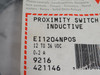 Carlo Gavazzi EI1204NPOS Proximity Switch 12-36VDC 0.2A 4mm Distance NWB