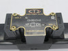 CTI CS-G02-C2-A2 Solenoid Directional Control Valve 3Pos 110/120VAC 50/60Hz USED