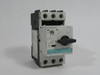 Siemens 3RV1021-0HA10 Circuit Breaker 0.55-0.8A 3P MISSING PLASTIC COVER USED