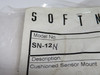 SoftNoze SN-12N Cushioned Sensor Mount 12mm M12 *Open Bag* NWB