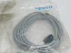 Festo KMEB-1-230AC-5 Plug Socket With Cable 230V 5m Length 151691 NWB
