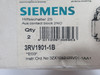 Siemens 3RV1901-1B Auxiliary Contact Block 2NO 10A@240V 2-Pk NEW