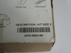 Control Technologies 3470-0003-08 Size 2 Repair Kit *No Mounting Gasket* NEW