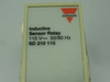 Electromatic SD210115 Inductive Sensor Relay 115V 50/60Hz NOP