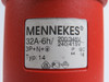 Mennekes 14 CEE Plug 32A 200/346/240/415V 5-Pole (3-Pole+N+G) 6h USED