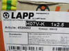 LAPP 4520002 Hookup Wire H07V-K 2.5mm Green/Yellow 35m Length *Cut/Open* NEW