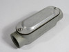 Crouse-Hinds C39 Aluminum Condulet Body 1" C-Shape C/W Cover & Gasket USED