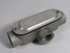 Crouse-Hinds T39 Aluminum Condulet Body 1" T-Shape C/W Cover & Gasket USED