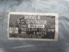 Sticht BH-2-100 Model B DC Generator 100VDC@1000RPM 6500 Max RPM 40MA NWB