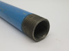 Generic Steel Nipple 7-1/8" Length 1" Inner Diameter Painted Blue USED