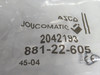 Asco Joucomatic 881-22-605 Solenoid Connector 10A@115VAC/DC *Open Bag* NWB