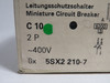 Siemens 5SX2210-7 Circuit Breaker 10A 400V 2-Pole C10 5-Pack *Box Damage* NEW