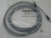 Festo 165610 KM8-M8-GSGD-2,5 Connecting Cable 2.5m NWB