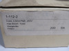 Tekuplast 1-112-2 Porcelain Terminal Block 2-Pole 2.5mm 250V 140-Pack NEW