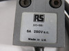RS 335-081 Limit Switch w/ Roller Plunger Head 5A 250V 41" Wires USED