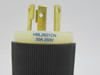Hubbell HBL2621CN Insulgrip Twist Lock Plug 30A 250V 2Pole NEW
