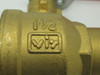 M. A. Stewart B-4 Brass Ball Valve 1-1/2" 150WSP 600WOG NOP