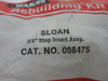 Sexauer 098475 Sloan 3/4" Stop Insert Assembly NWB