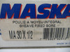 Maska MA30X1/2 Fixed Bore Sheave 1/2" Bore Cast Iron NEW