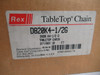 Rexnord D820K4-1/2G Table Top Chain 10 FT 4.5" Width 1.5" Pitch NEW