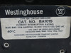 Westinghouse BA1015 Circuit Breaker 15A 120/240VAC 1-Pole USED