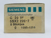 Siemens 5SX2220-7 Circuit Breaker C20 2-Pole 20A 480VAC 5-Pack NEW