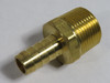 Parker 125HBL-8-12 Brass Barb Fitting 1/2" Hose ID x 3/4" Male NPT Lot of 3 NOP