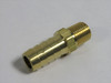 Generic Brass Barb Fitting 1/2" Hose ID x 1/4" Male NPT Lot of 4 NOP